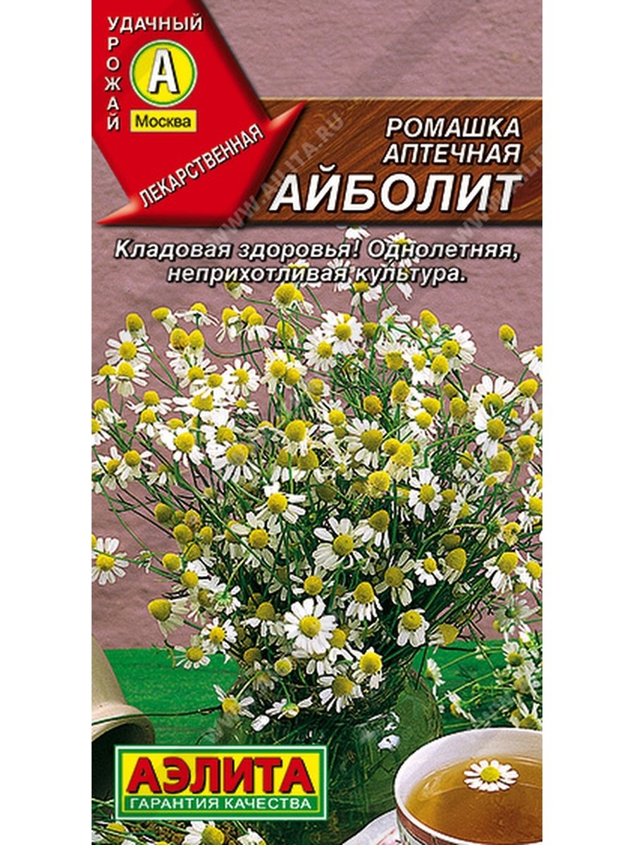 Семена поиск Ромашка аптечная Айболит 100 шт.