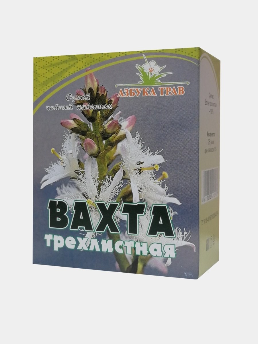 Вахта трехлистная Фармакогнозия