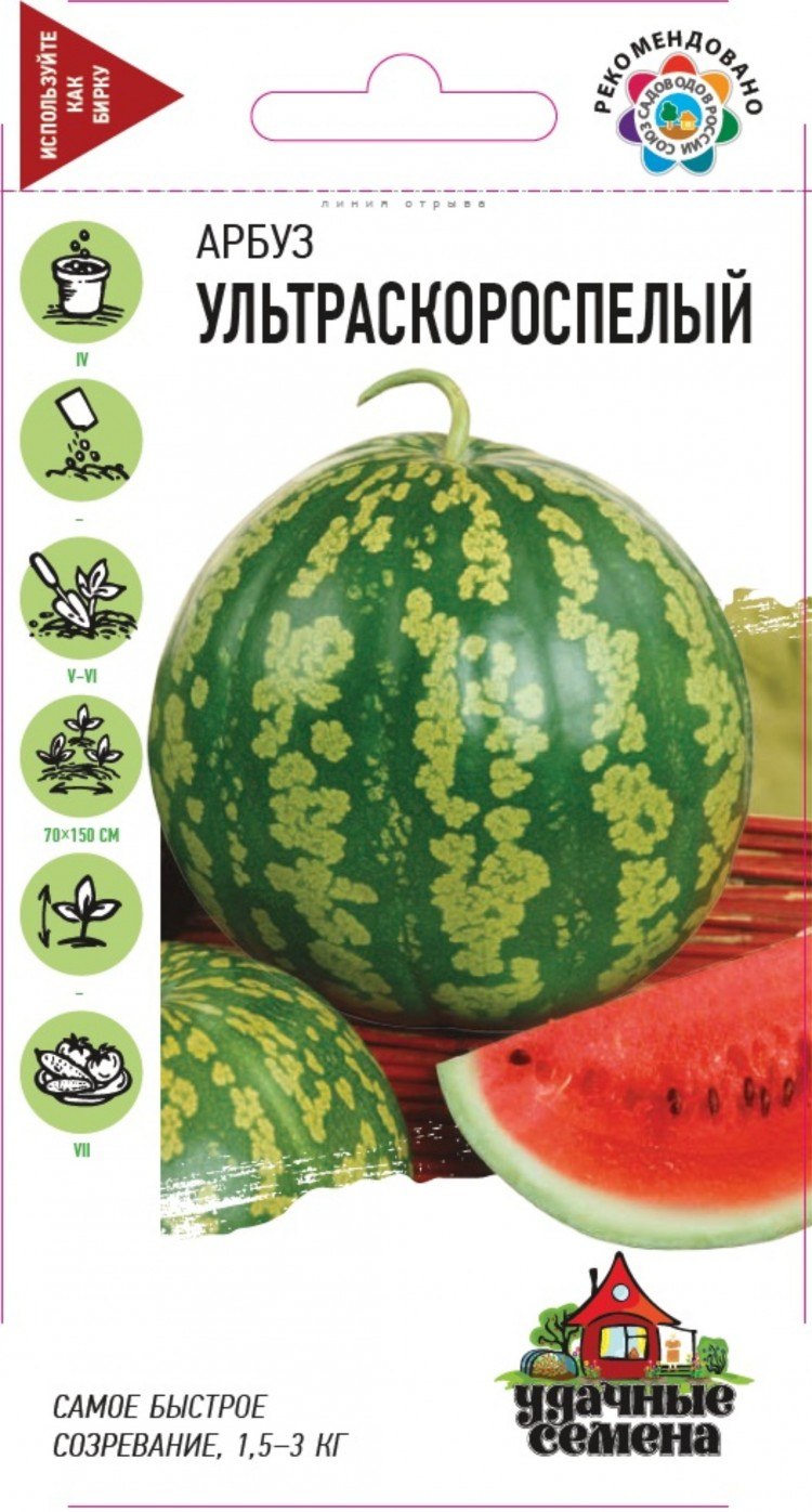 Гавриш Арбуз ультраскороспелый