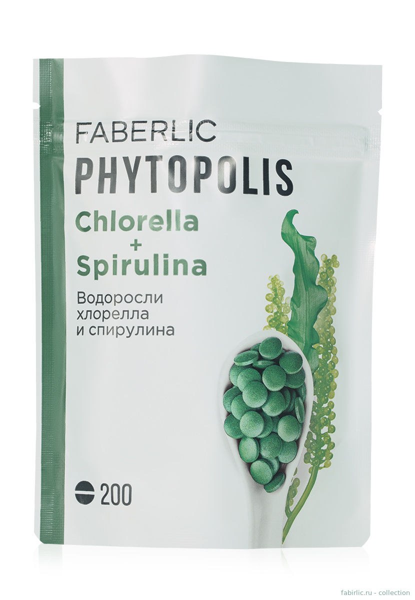Спирулина и хлорелла Faberlic