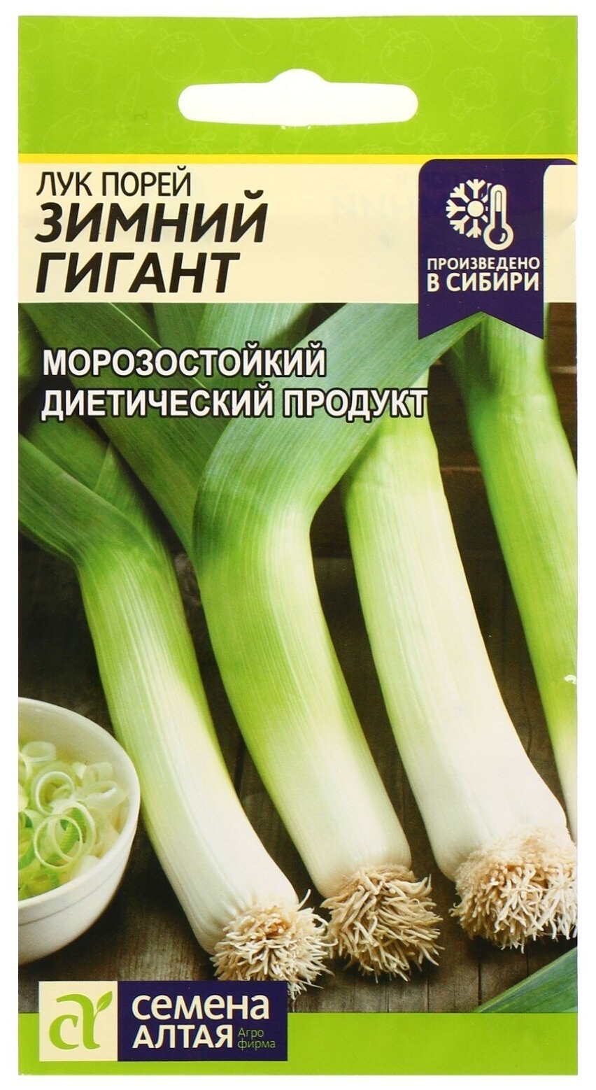 Лук порей Сибирский великан