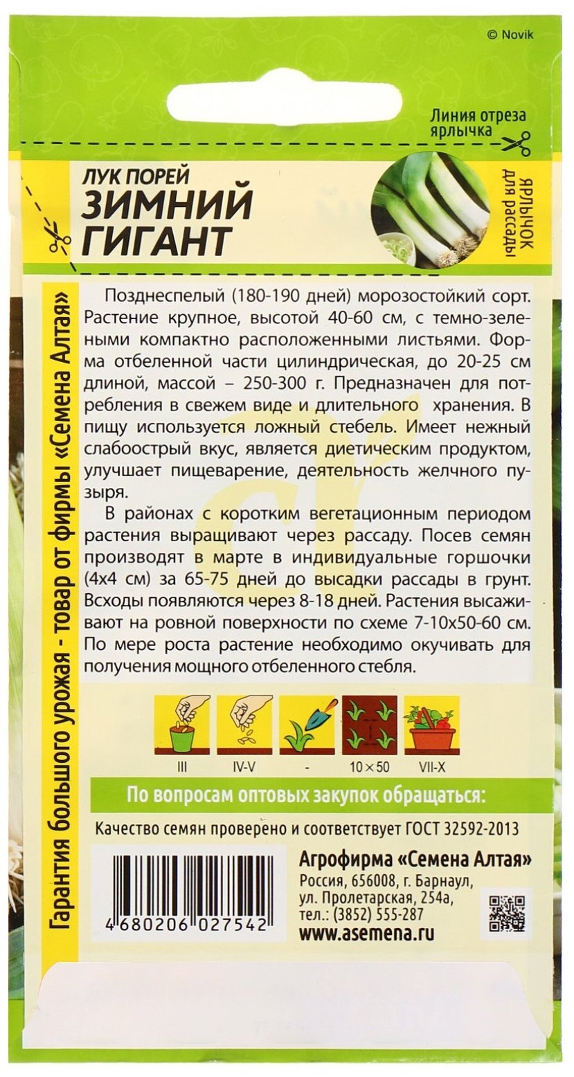 Лук порей Карантанский