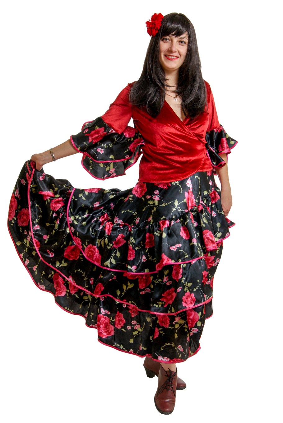 Роза флорибунда Румба