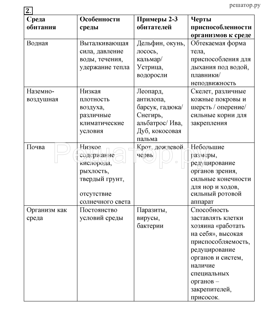 Таблица распознавание хвойных растений