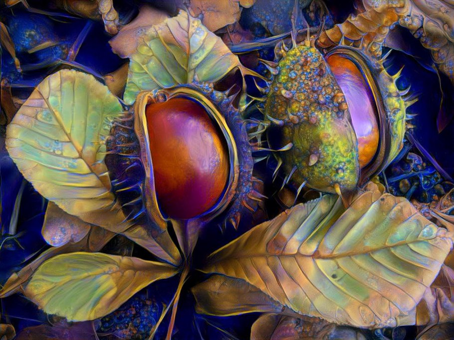 Плоды каштана съедобного