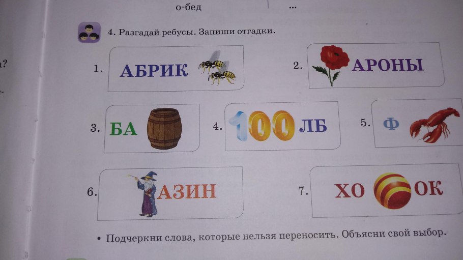 Правила руускийязык для 1 класса