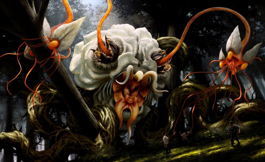 Хищное растение монстр