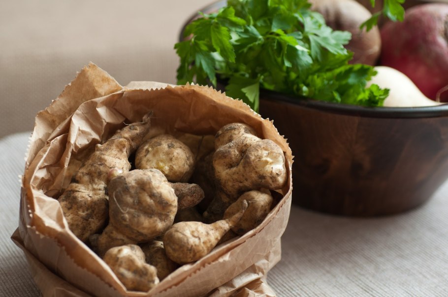 Топинамбур цветет