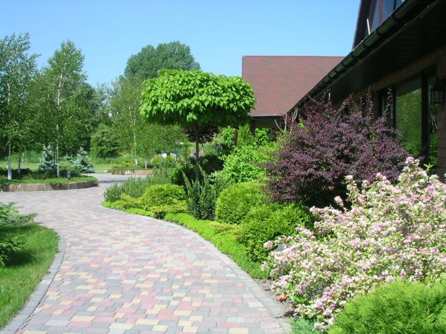 Миксбордеры с хвойниками