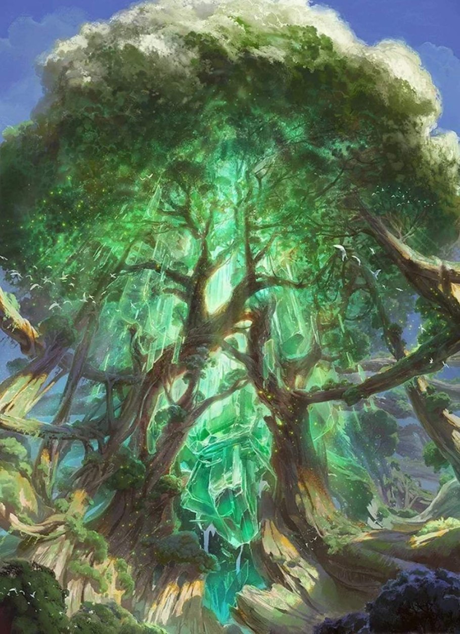 Иггдрасиль мировое Древо арт
