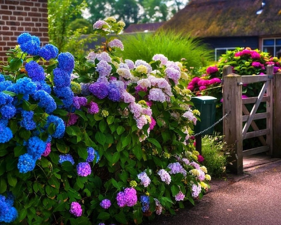 Гортензия крупнолистная Bouquet Rose