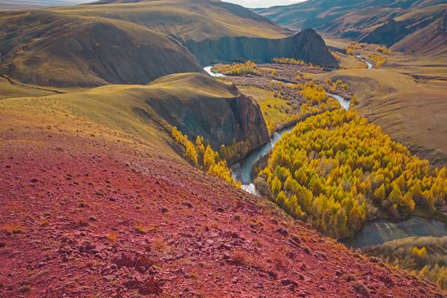 Водопад Учар горный Алтай