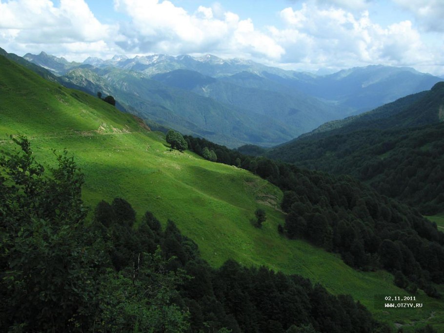 Альпийские Луга , Гагры весной