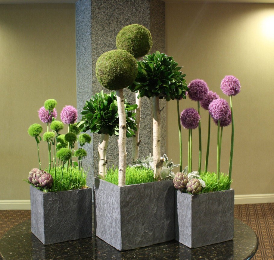 Каменистый сад в ландшафтном