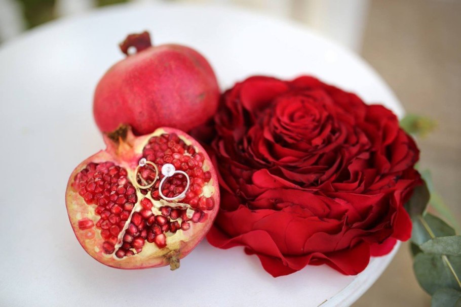 Разрезанный гранат