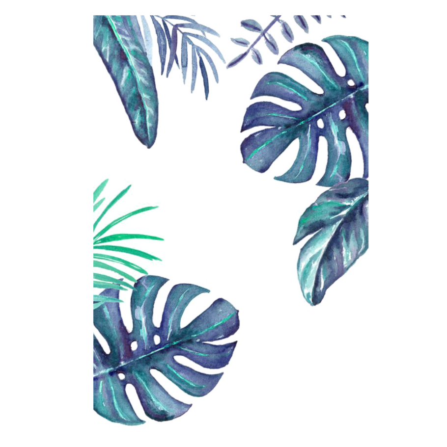 Monstera Leaf Painting