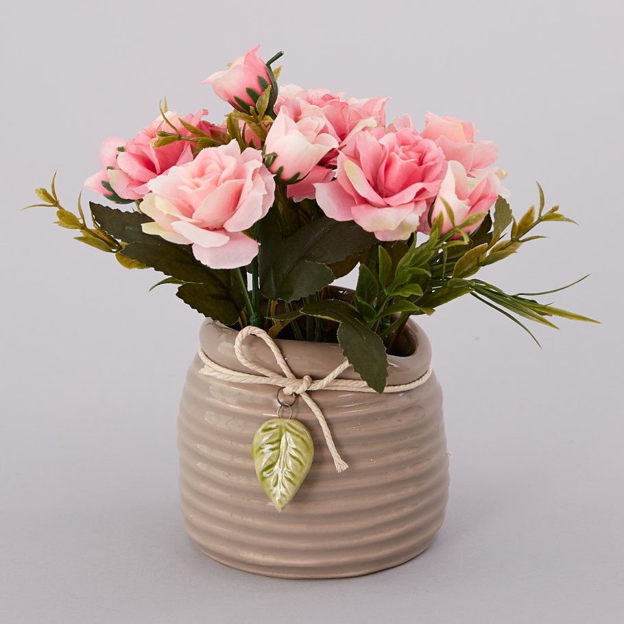 Горшок с цветами