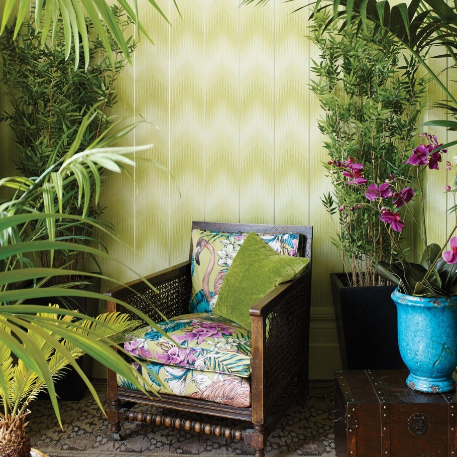 Affresco тропические листья