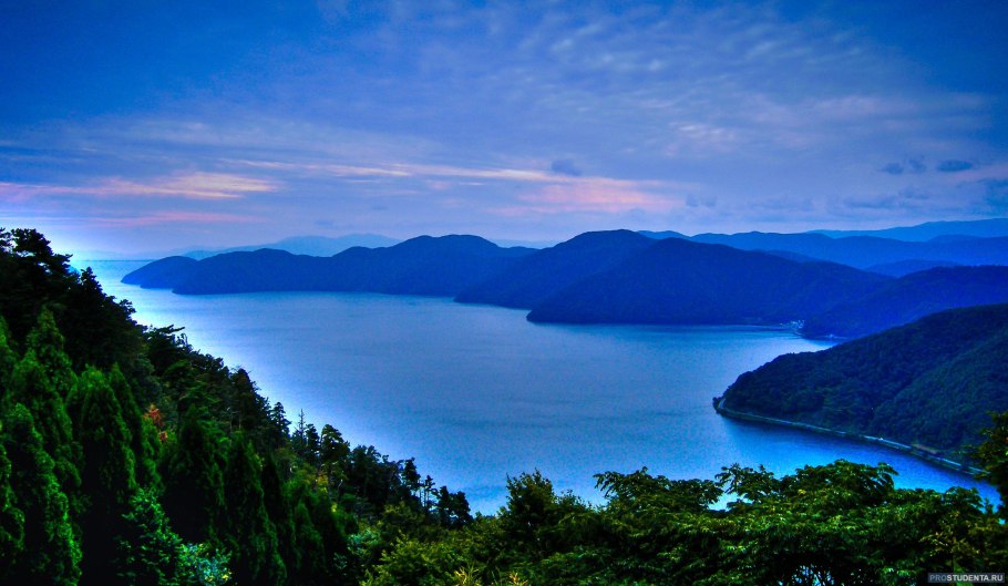 Озеро бива в Японии