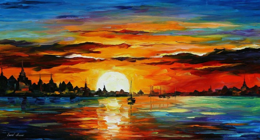 Афремов Леонид художник море