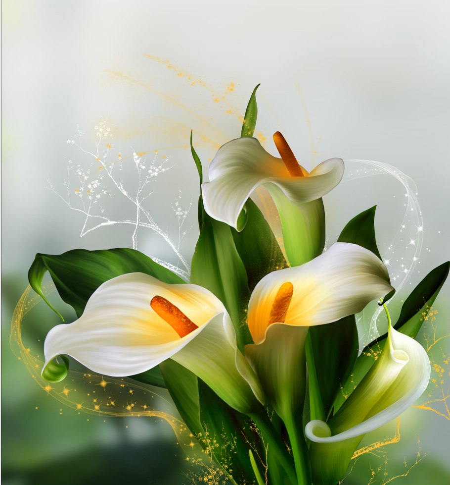 С днём рождения каллы