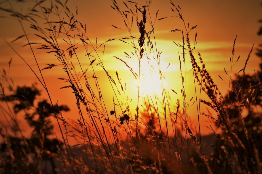 Вечер озеро закат