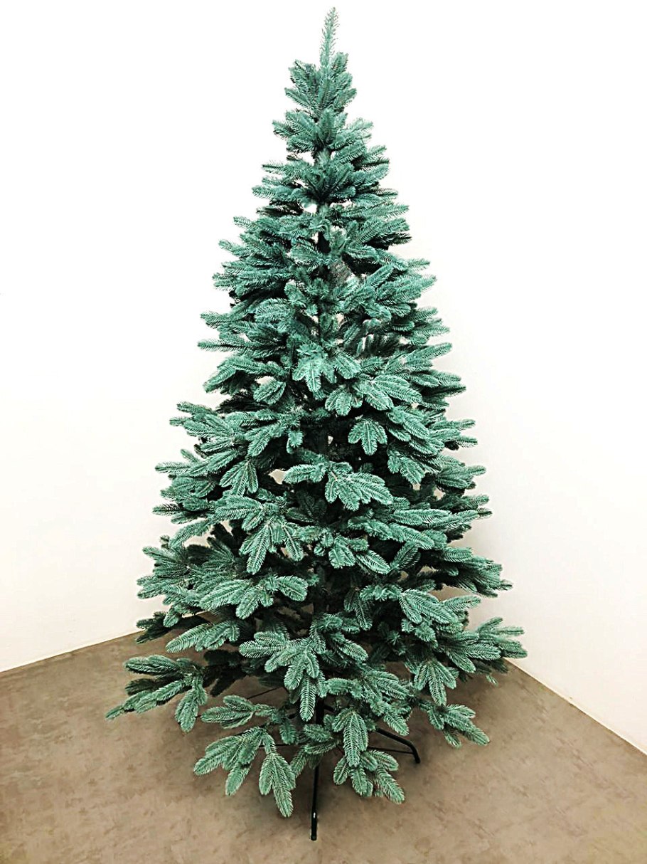 Ель литая голубая зеленая