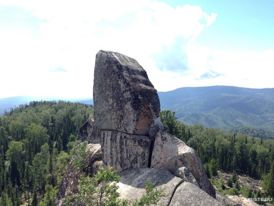 Мегалиты в Сибири Горная Шория