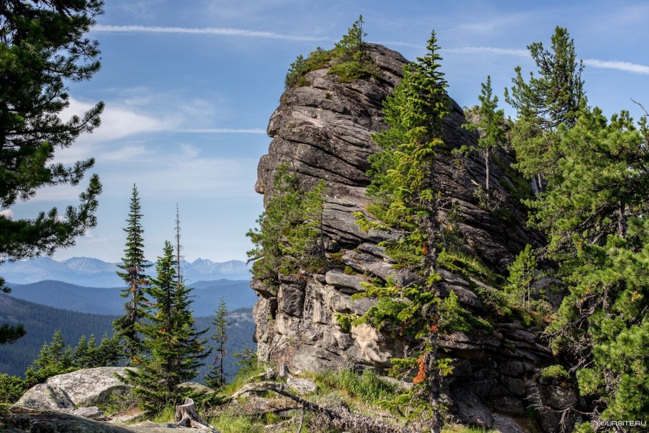 Горная Шория скалы
