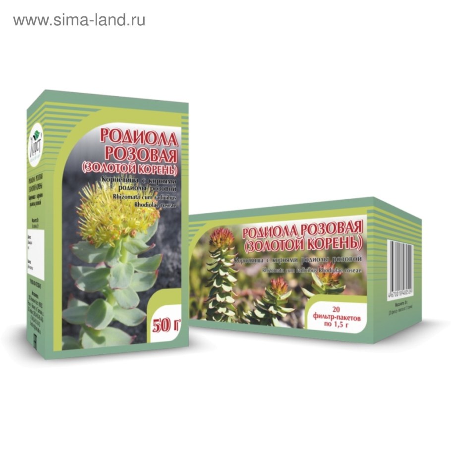 Родиола розовая золотой корень в препаратах