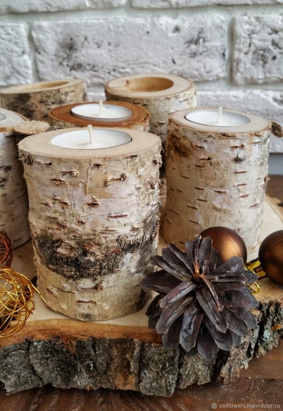 Украшения из коры дерева