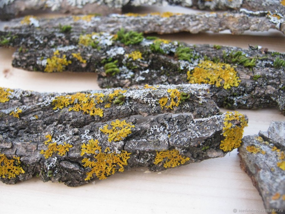 Декор из березовых поленьев