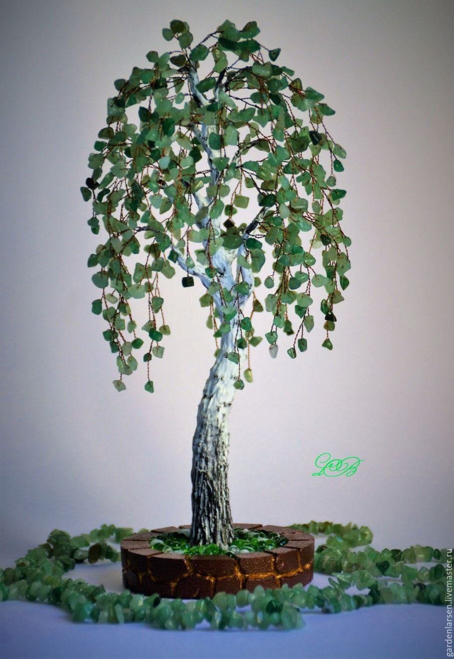 Береза бонсай зимой