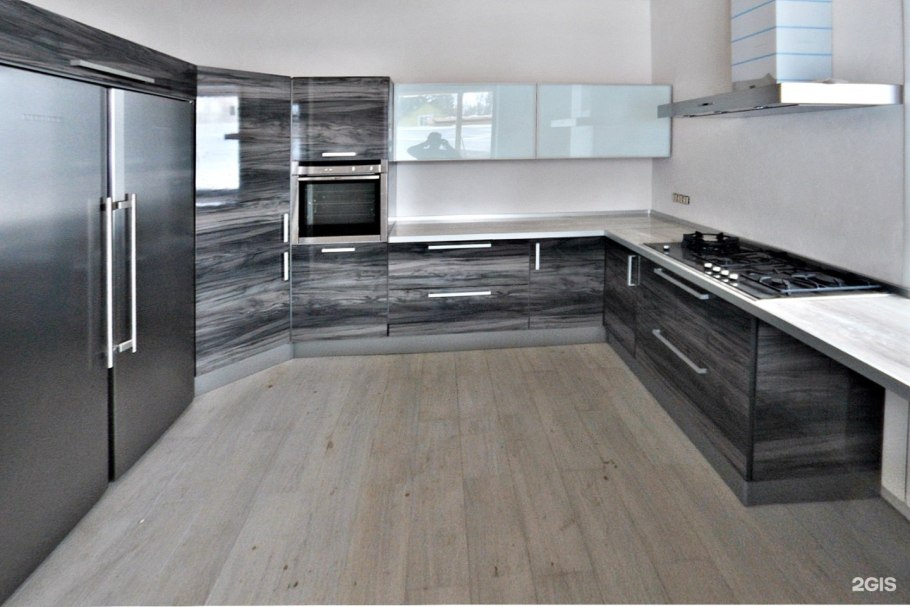 Мебель дуб Шамони темный кухни