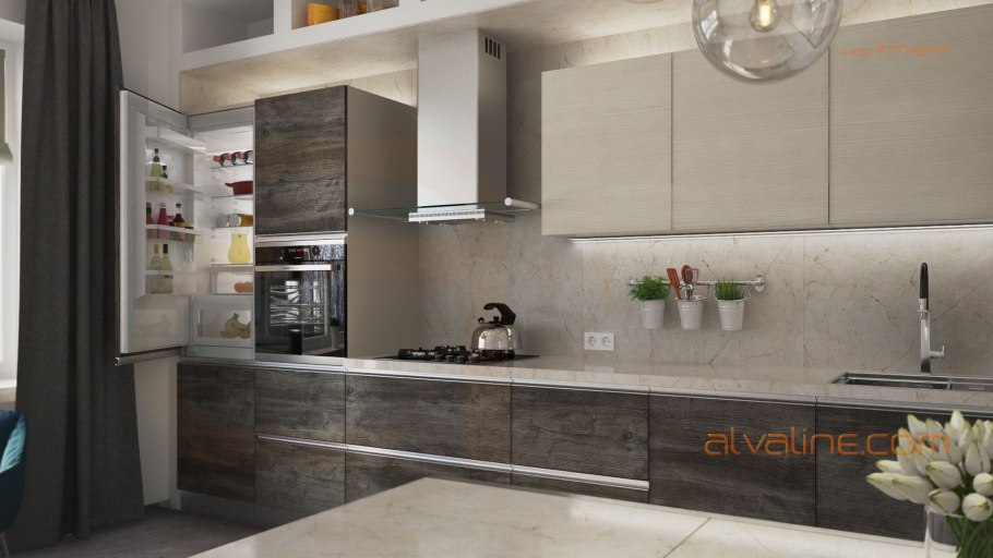 Столешница сосна Пандероса 2057 кедр