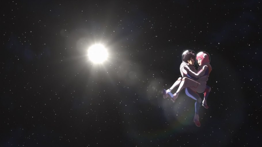 Астра Затерянная в космосе аниме поцелуй