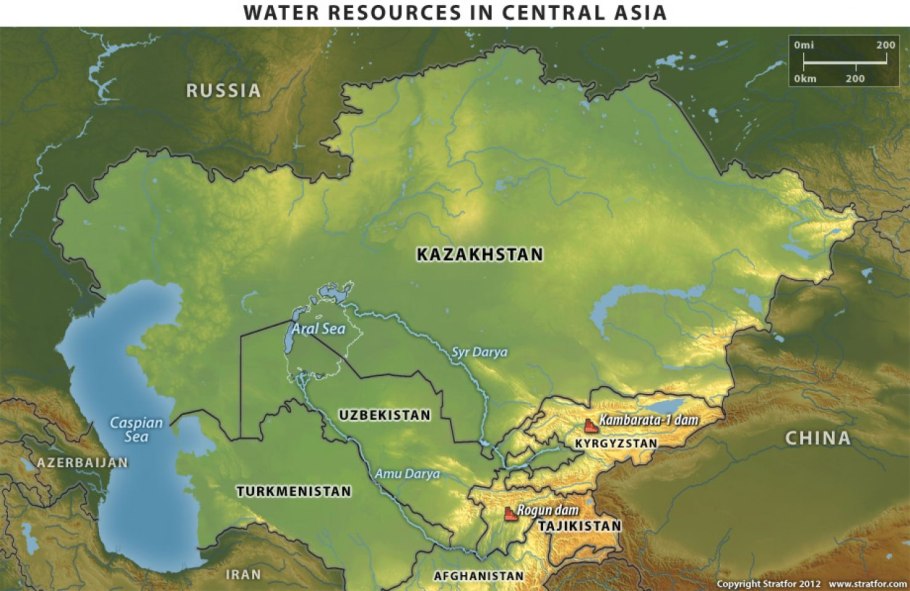 Водные ресурсы центральной Азии