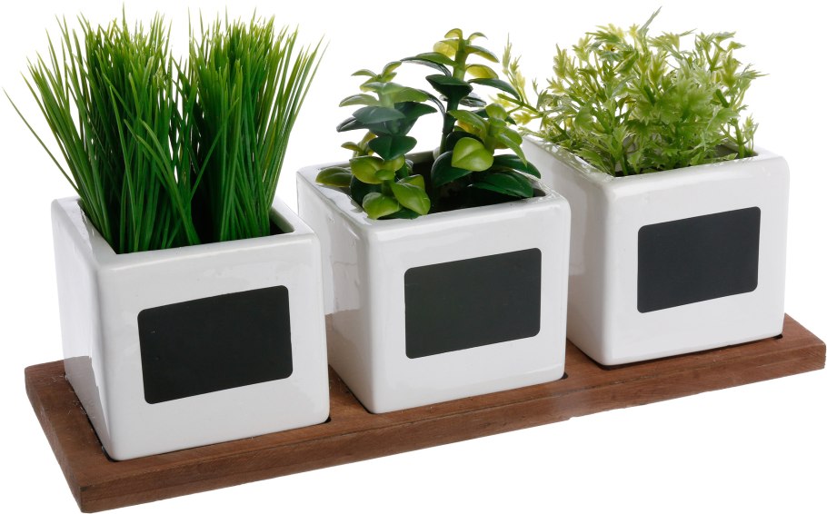 Искусственные горшечные растения