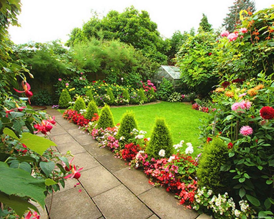 Рабатка цветник