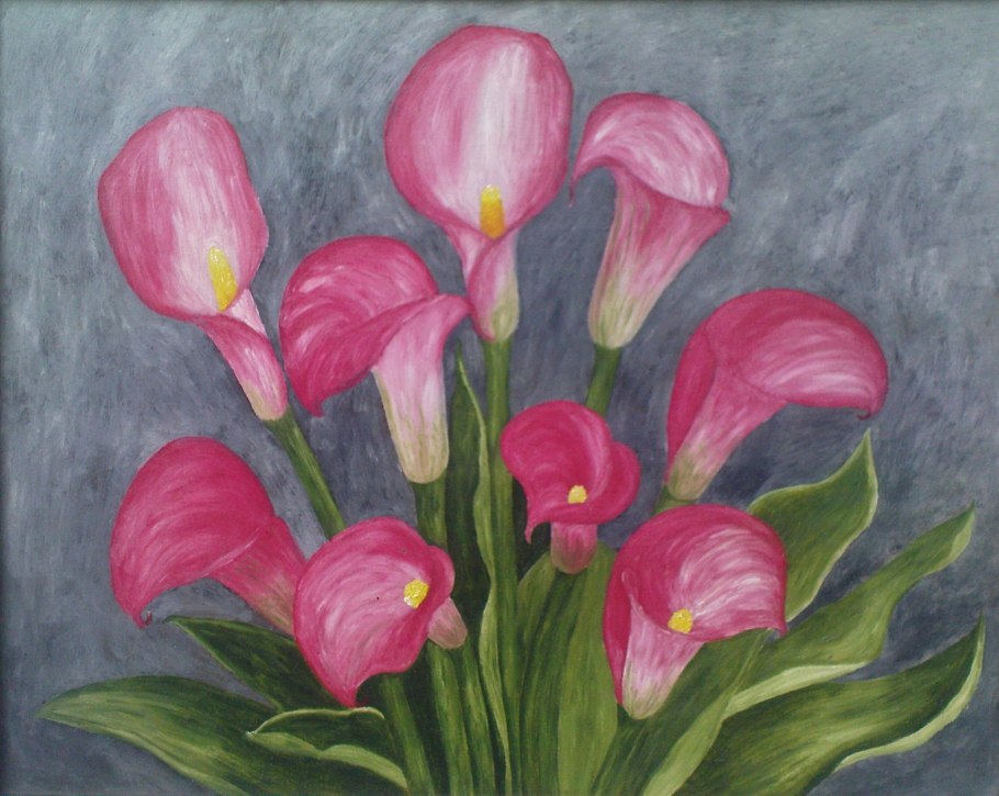 Цветы Лилия Калла Геншин