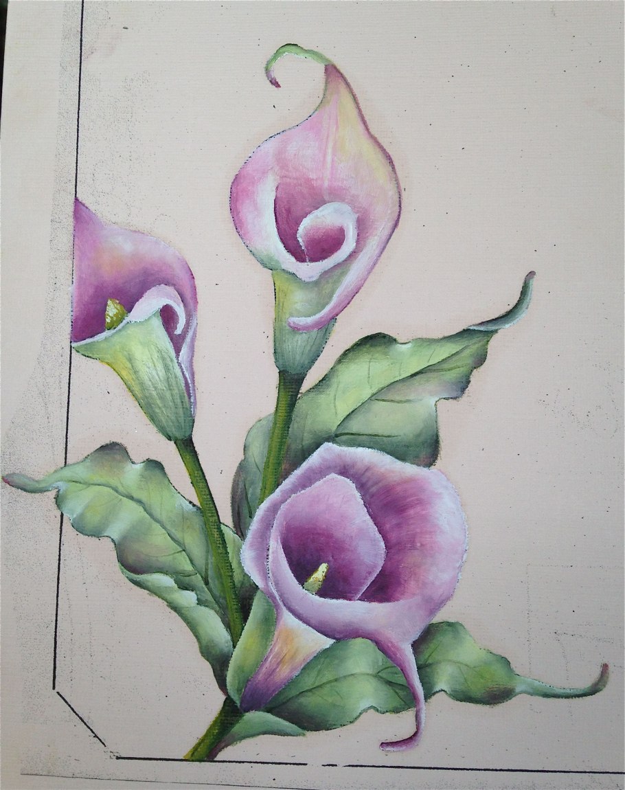 Батик каллы