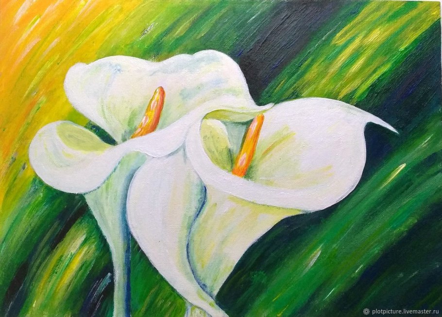 Каллы картина