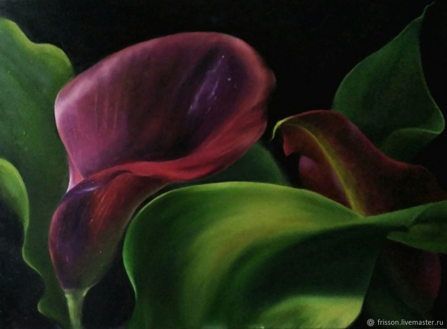 Фредерик Уайт художник фиолетовые цветы