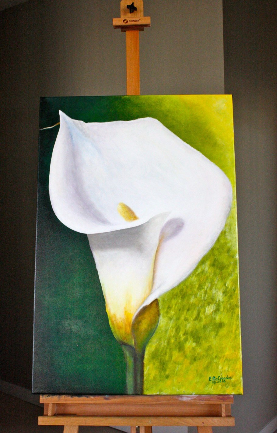 Открытки с цветами Рисованные