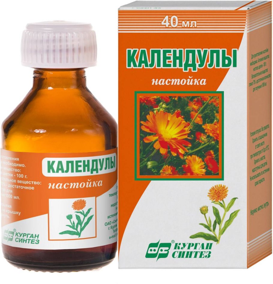 Календула настойка (фл.) 40мл n1 - Синтез