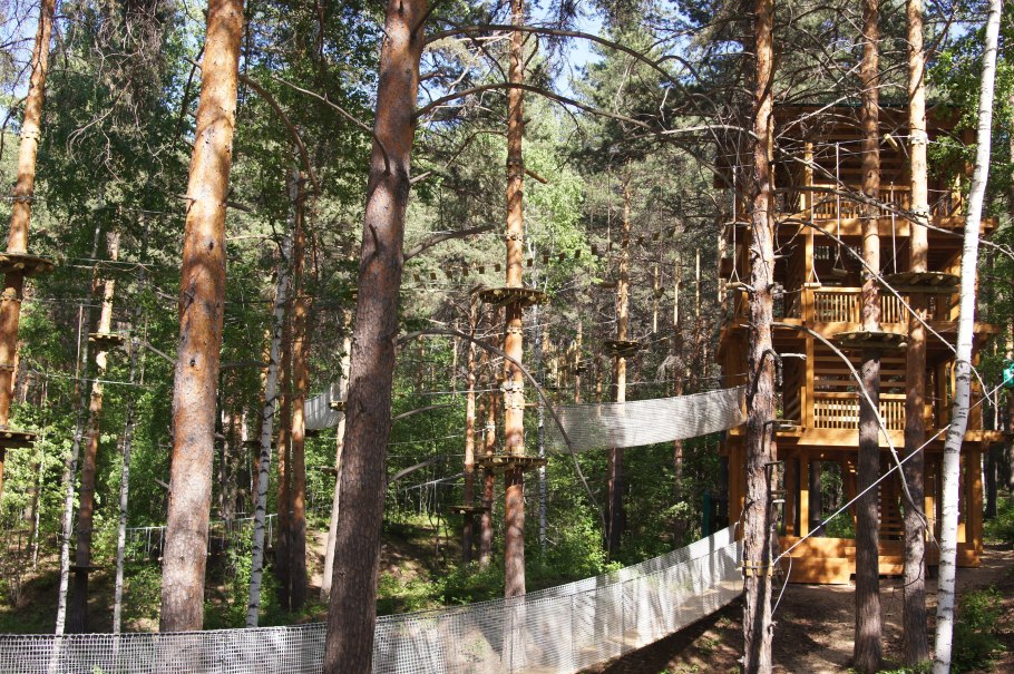 Веревочный парк Уктус Екатеринбург