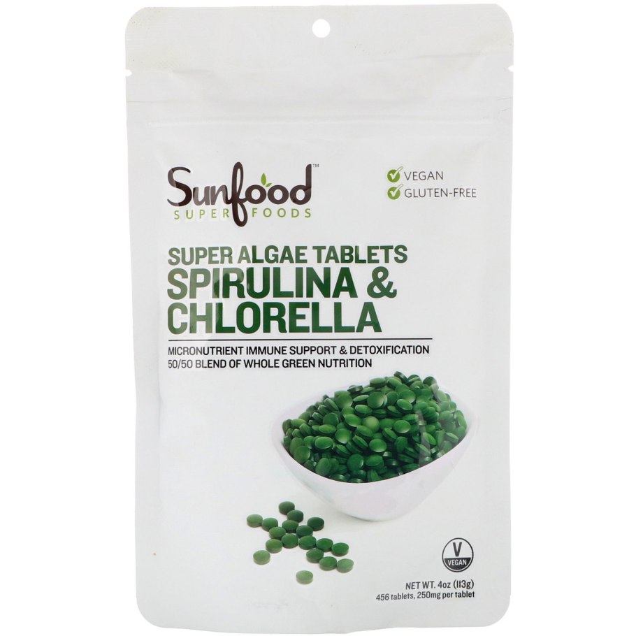 Spirulina Chlorella таблетки