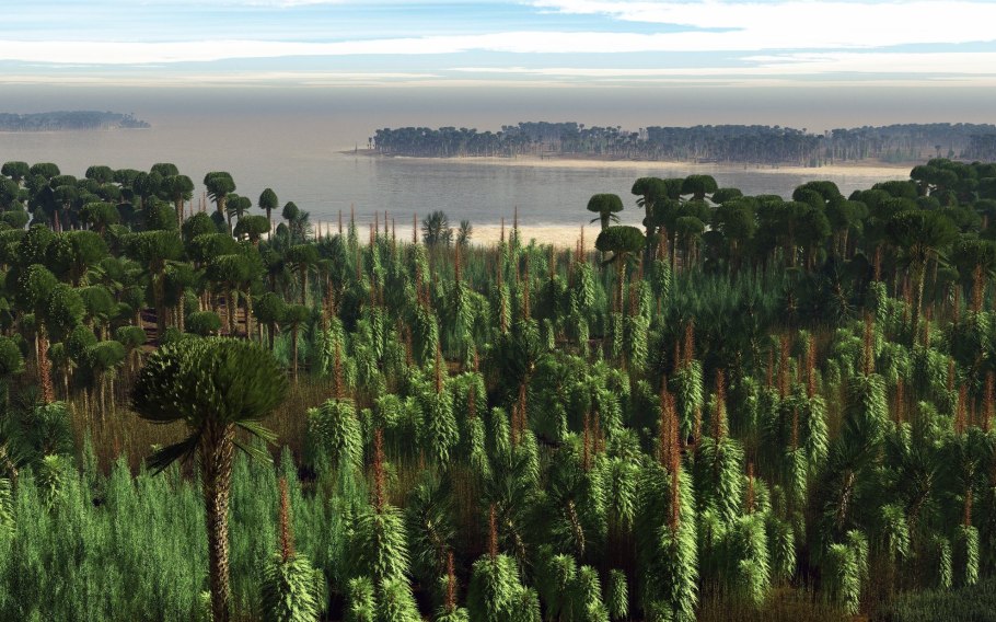 Триасовый период мезозойской эры