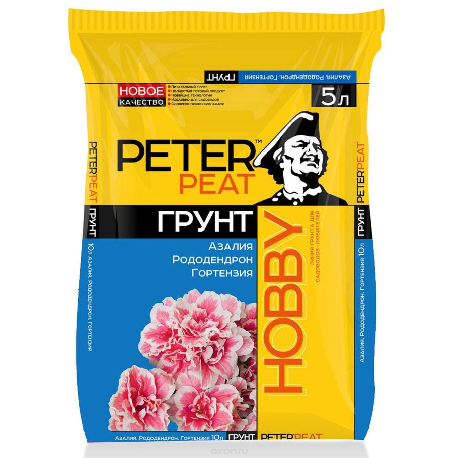 Грунт Peter Peat линия Hobby роза 10 л.