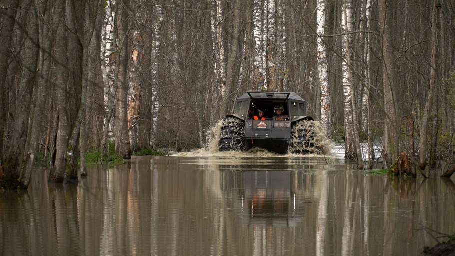 Снегоболотоход трофи рейд